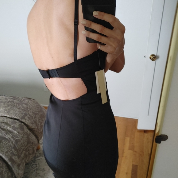 SEXY Guess Jeans Bodycon Mini Evening Dress Sz 3 - Picture 3 of 9